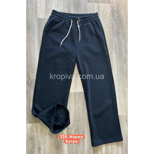 Жіночі спортивні штани на хутрі оптом 221125-771