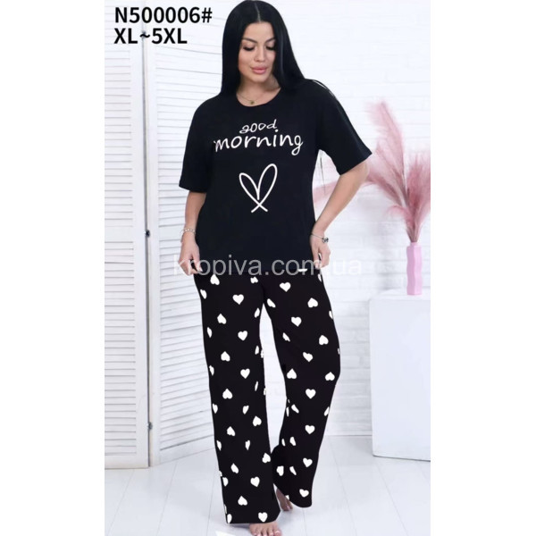 Женская пижама батал оптом 031225-19