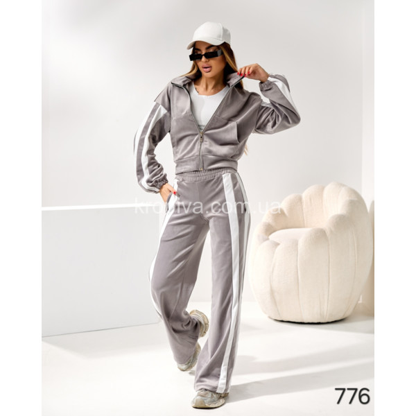 Женский спортивный костюм велюр 776 оптом 051225-668