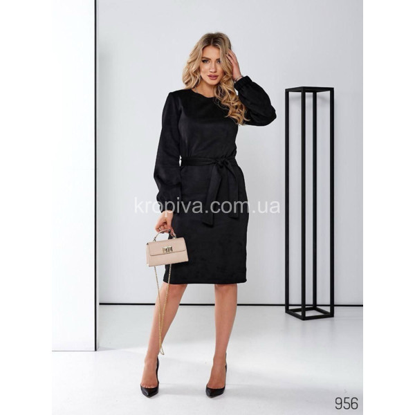 Жіноча сукня 956 екозамш оптом 051225-760