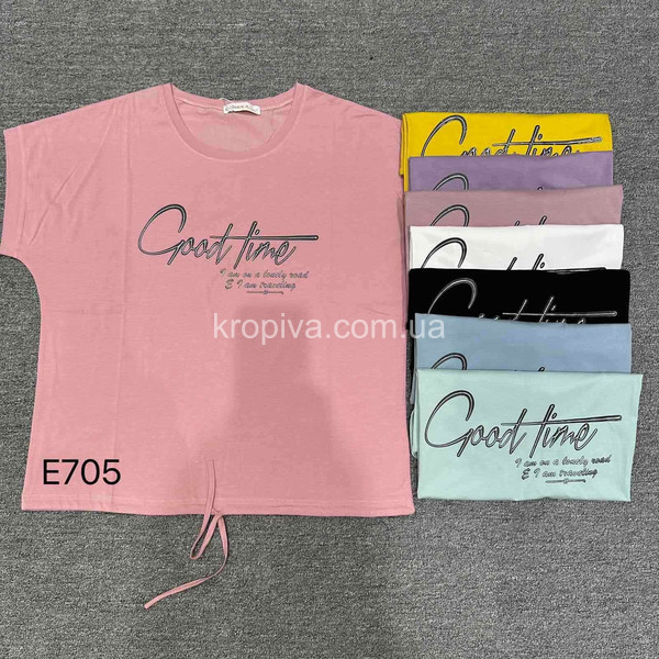 Женская футболка батал микс оптом 110126-646