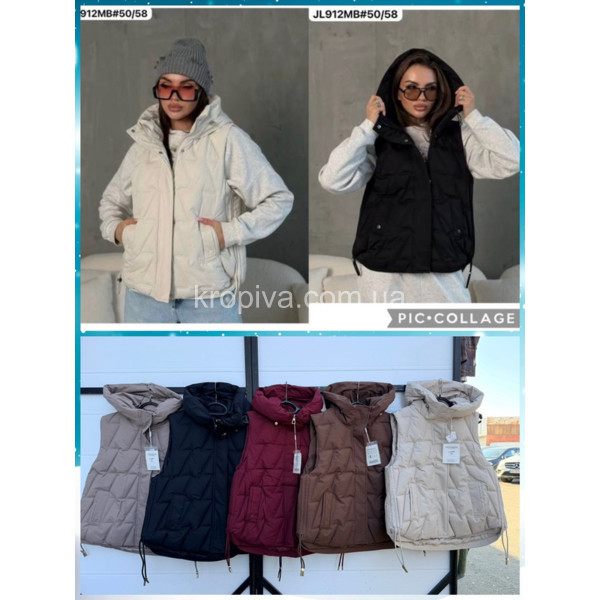 Жіноча жилетка напівбатал оптом 120126-653