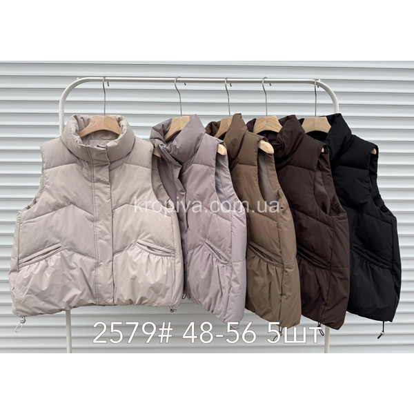 Женская жилетка полубатал оптом 240126-048