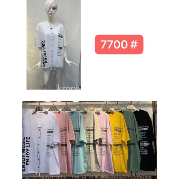 Женская футболка батал микс оптом 290126-735