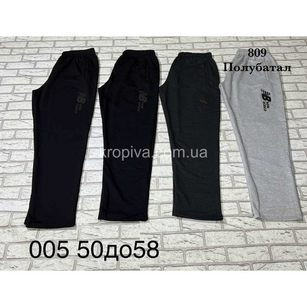 Мужские спортивные штаны полубатал оптом 310126-675