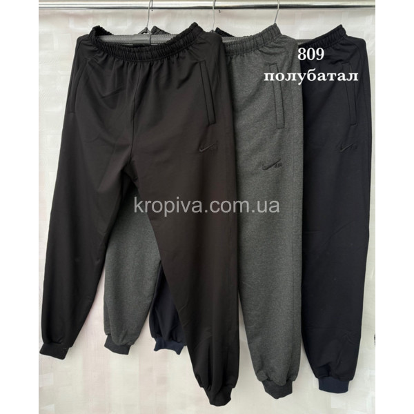 Чоловічі спортивні штани напівбатал оптом 090226-603