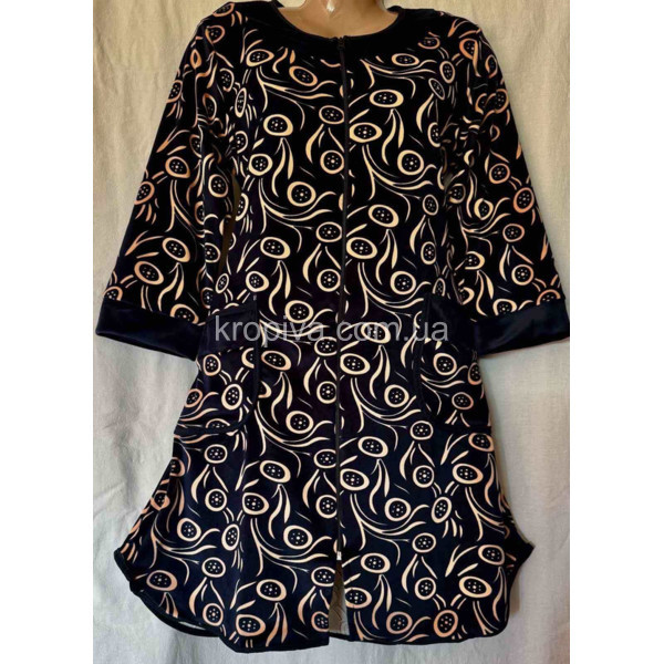 Женский халат велюр полубатал оптом 090226-670