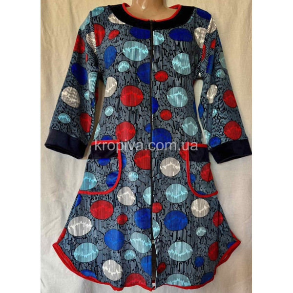 Женский халат велюр полубатал оптом 090226-680