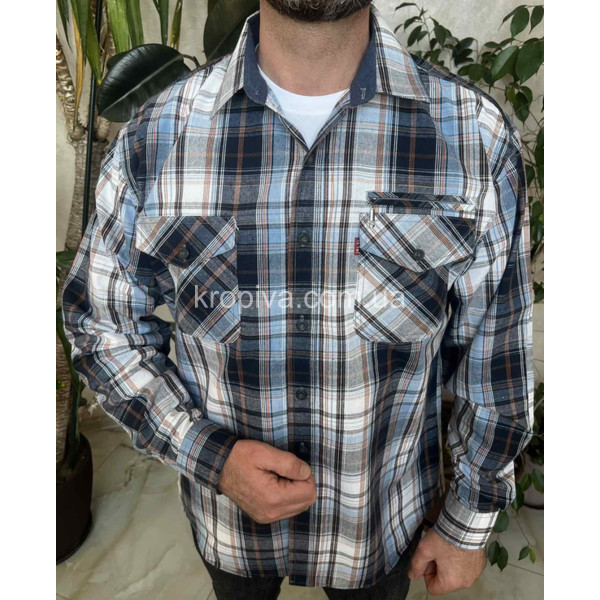 Чоловіча сорочка клітина Туреччина оптом 160626-644