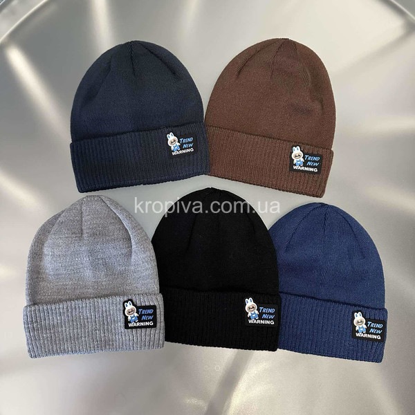 Детская одинарная шапка оптом 240226-119