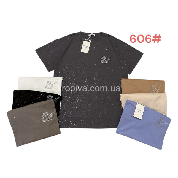 Женская футболка 606 микс оптом 270226-84