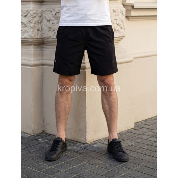 Мужские шорты 1124 черный оптом 120325-04