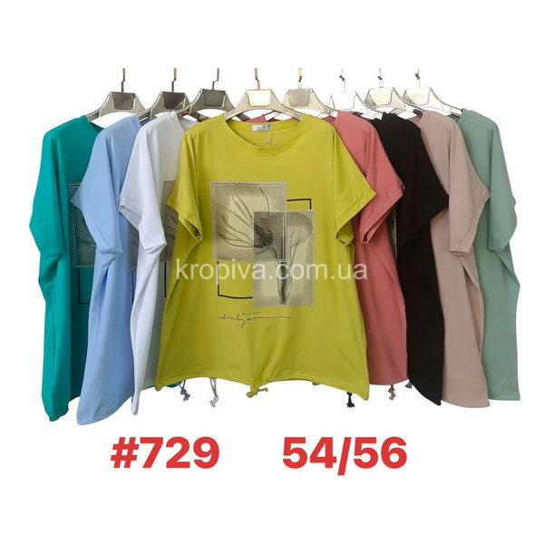 Женская футболка батал микс оптом 150326-0147