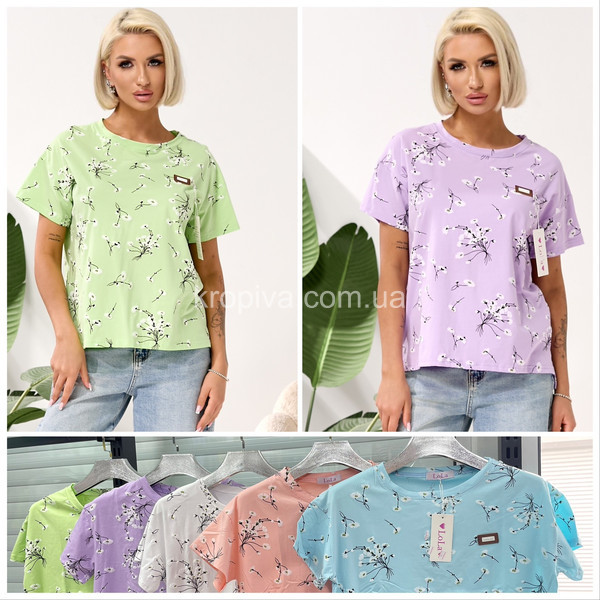 Жіноча футболка напівбатал мікс оптом  (050426-629)