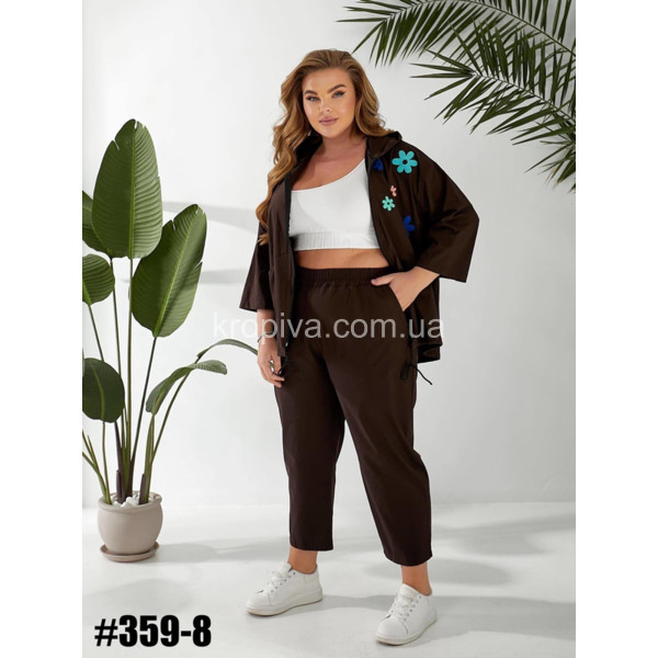 Женский костюм батал 359 оптом 070526-729