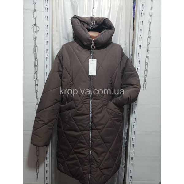 Женская куртка зима батал на меху оптом 041122-815