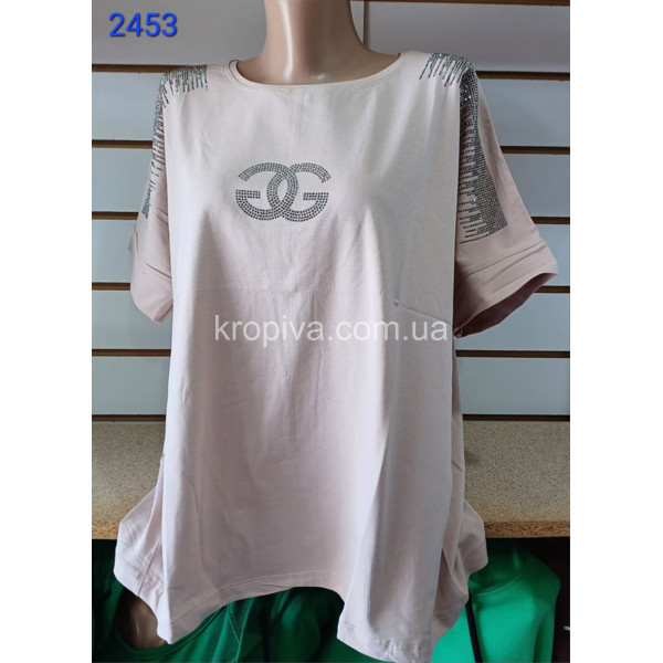 Женская футболка батал оптом 110523-455